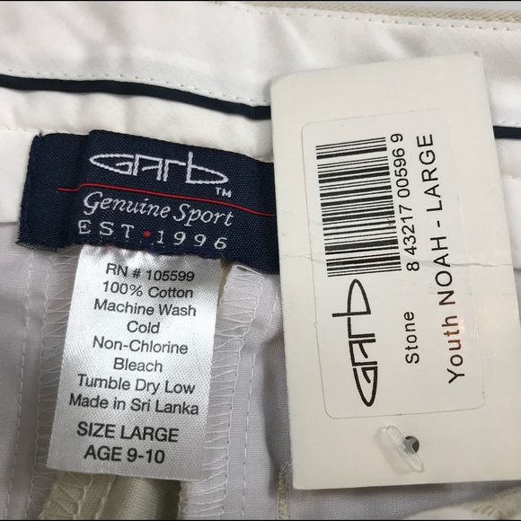 Garb Noah 100% Cotton Shorts Boys Large 9/10 - Picture 7 of 9